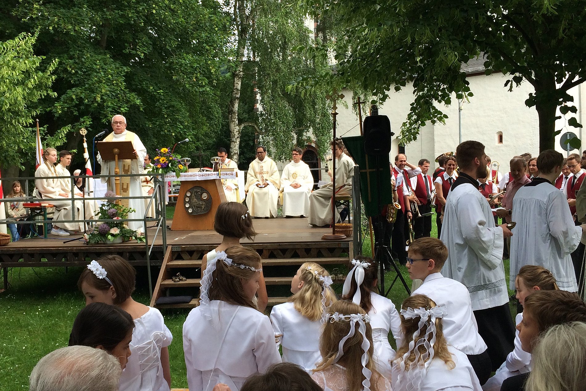 Fronleichnamsfest: Predigt vor der Johanniskirche