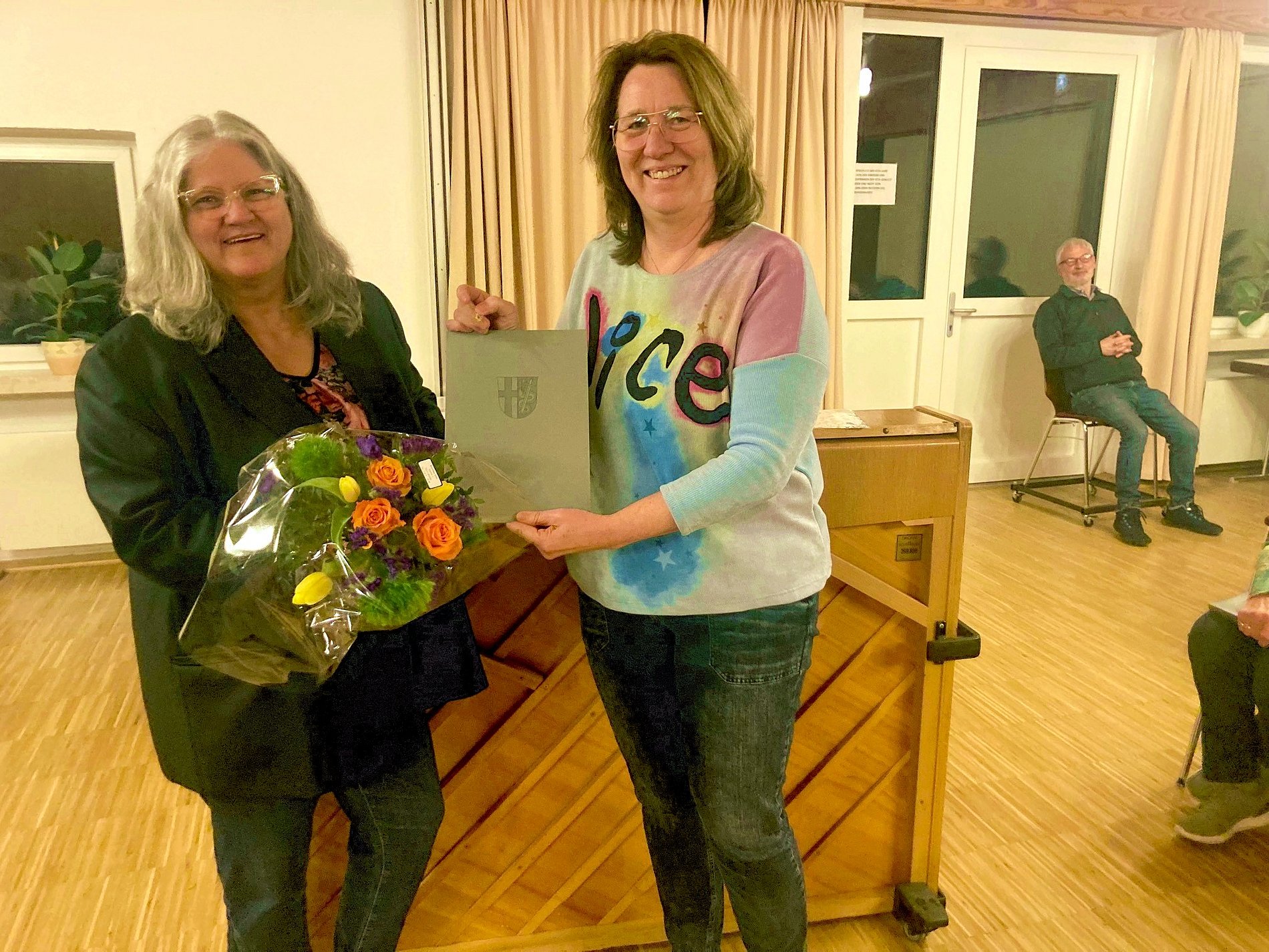 Gratulation an Frau Ute Wagner für 50 Jahre Kirchenchor-Mitgliedschaft