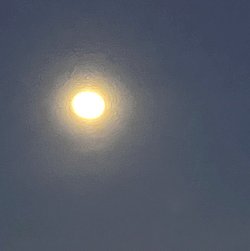 Vollmond am Nachthimmel