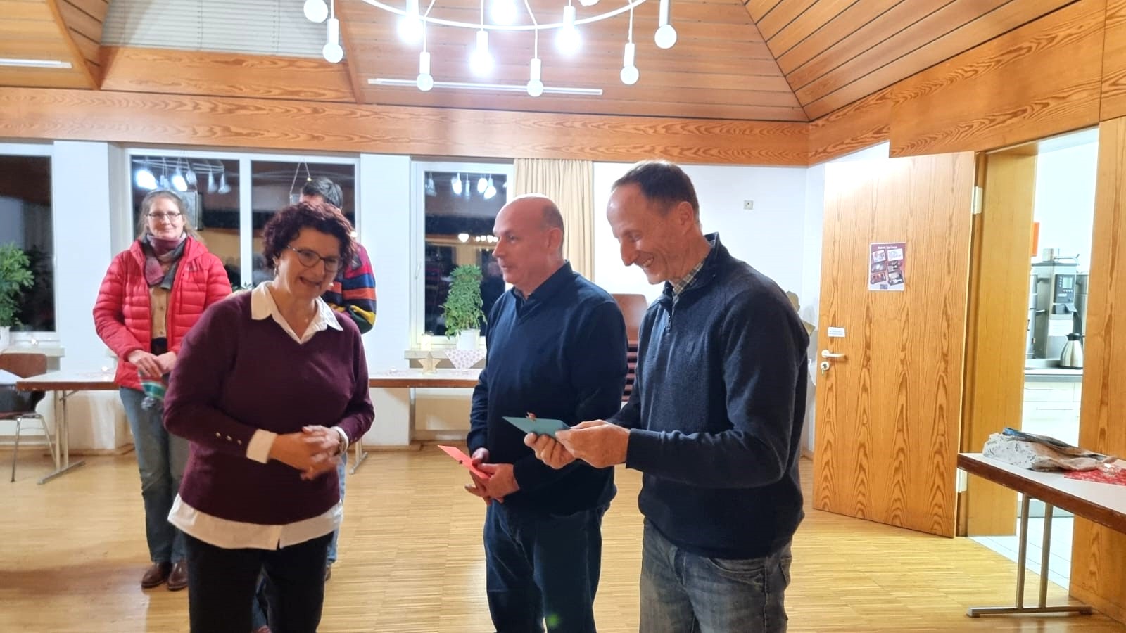 Spendenübergabe im Rahmen der Barbara-Feier